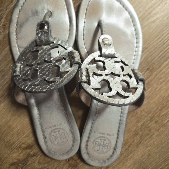 Tory Burch Silver Women's Sandals - Picture 6 of 6